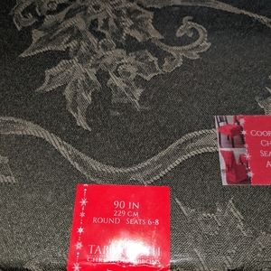Linen table cloth Christmas